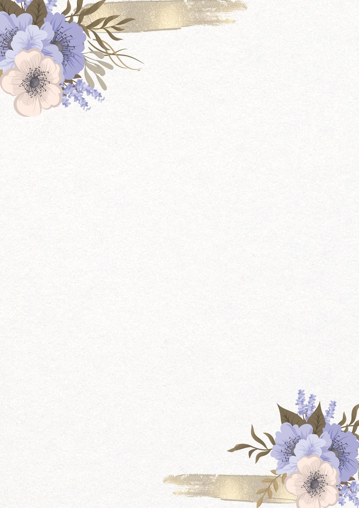PSD elegante invito floreale con fiori di lavanda e pastello