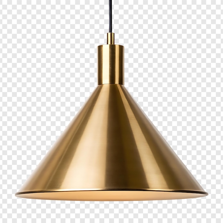 PSD elegante lámpara colgante de bronce
