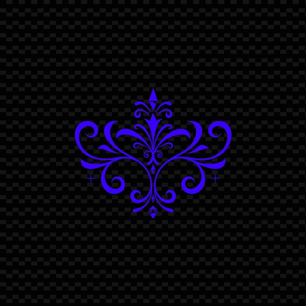 PSD elegante logotipo de monograma de orquídea con diseño vectorial creativo giratorio de la colección de la naturaleza
