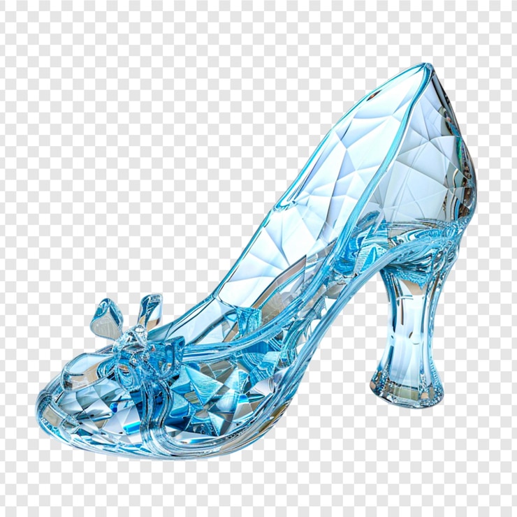PSD elegante lujoso y moderno diseñador zapatos para mujeres aislados en fondo transparente
