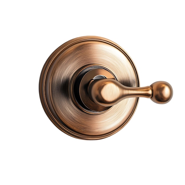 Elegante maniglia di rubinetto da bagno in bronzo