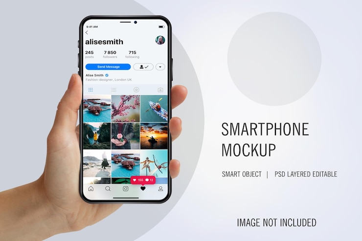 ELEGANTE MOCKUP DEL TELEFONO