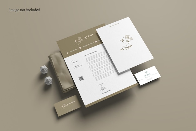 Elegante mockup di cancelleria