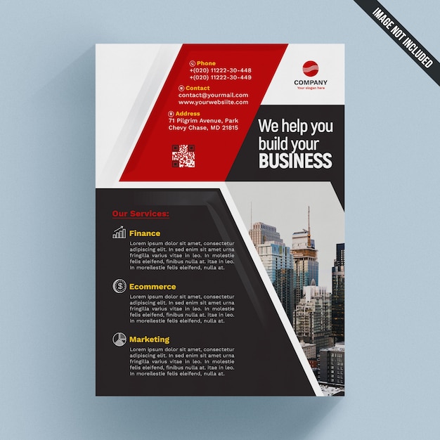 Elegante modello di brochure aziendale