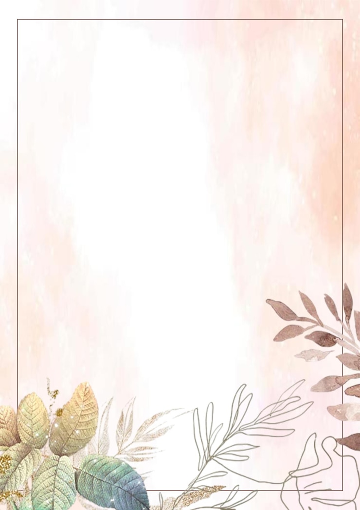 PSD elegante modello di invito ad acquerello botanico