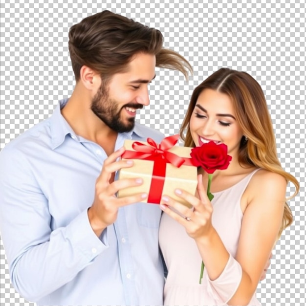 Elegante novia rubia con un ramo de melocotones sonriendo suavemente sobre un fondo blanco