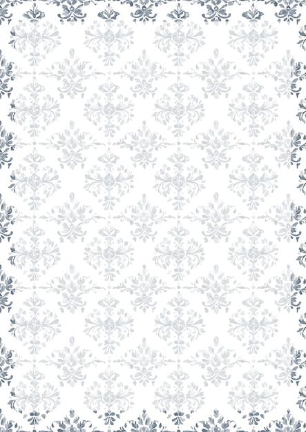 Elegante padrão de papel de parede de Damasco