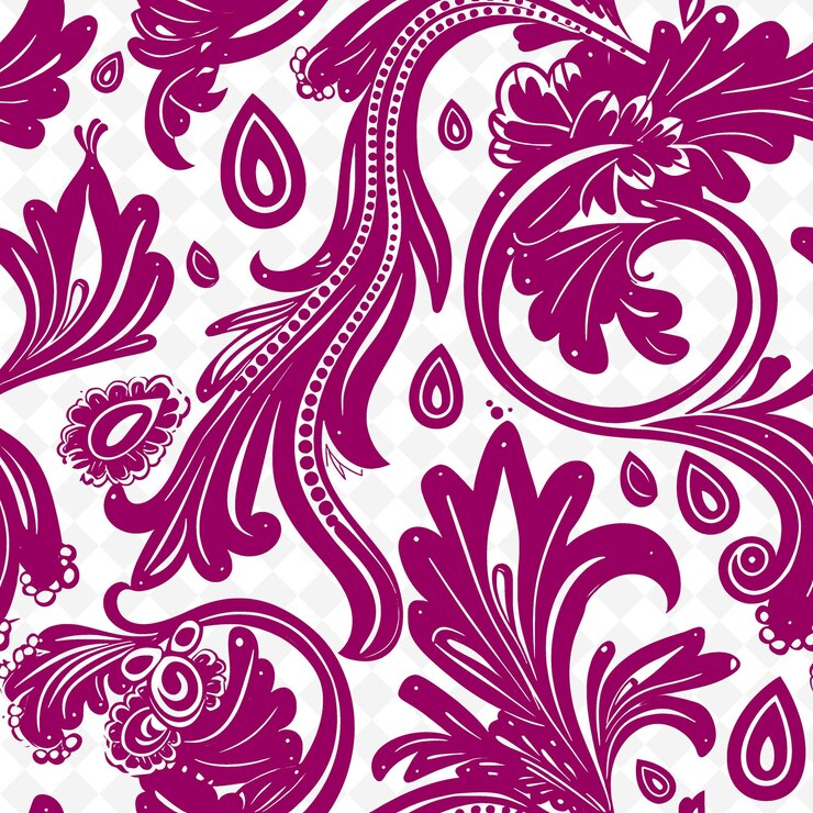 PSD el elegante patrón de paisley con un tipo de icono de peonía y el flujo de lin inspirado en la naturaleza arte de contorno abstracto