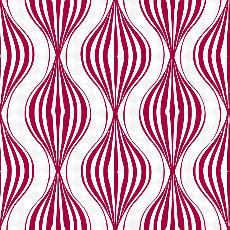 PSD elegante patrón a rayas con un tipo de icono de candelabro y curva inspirado en la naturaleza arte de contorno abstracto