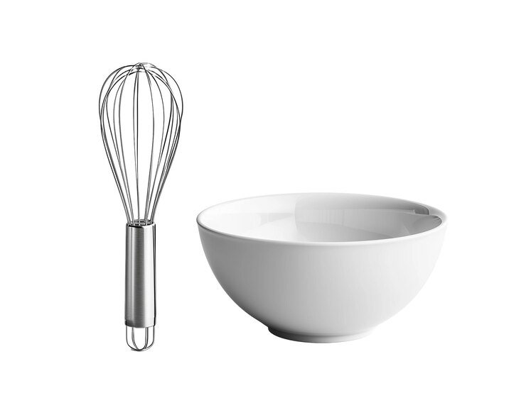 Elegante piastra di ceramica su uno sfondo trasparente