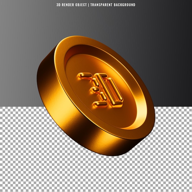 Elegante plantilla de renderizado de iconos 3d premium psd