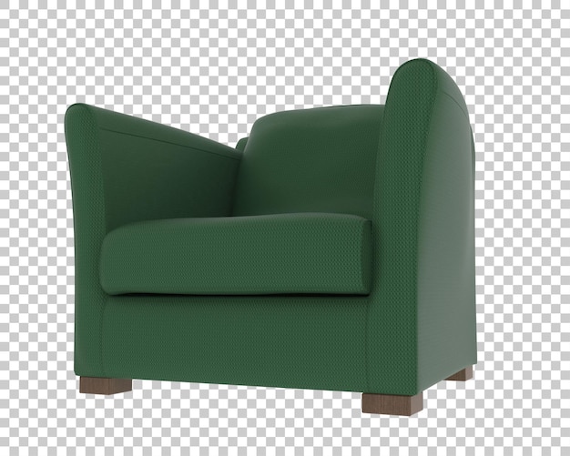 Elegante poltrona verde