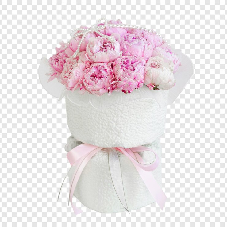 PSD elegante ramo de peonía rosa regalo perfecto para cualquier ocasión especial