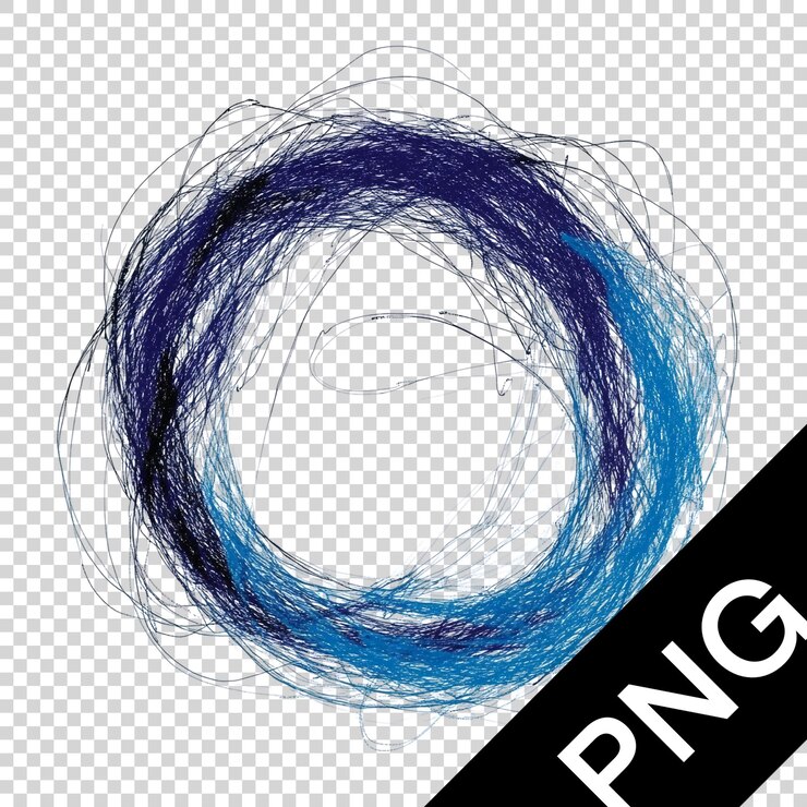 PSD el elegante remolino de humo azul y púrpura crea una atmósfera soñadora y etérea