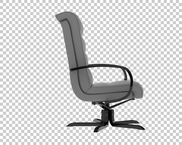 Elegante silla de oficina gris