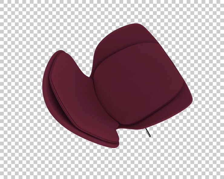 PSD elegante sillón de color marrón