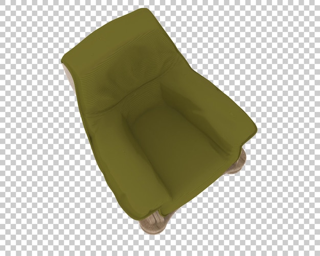 Elegante sillón verde