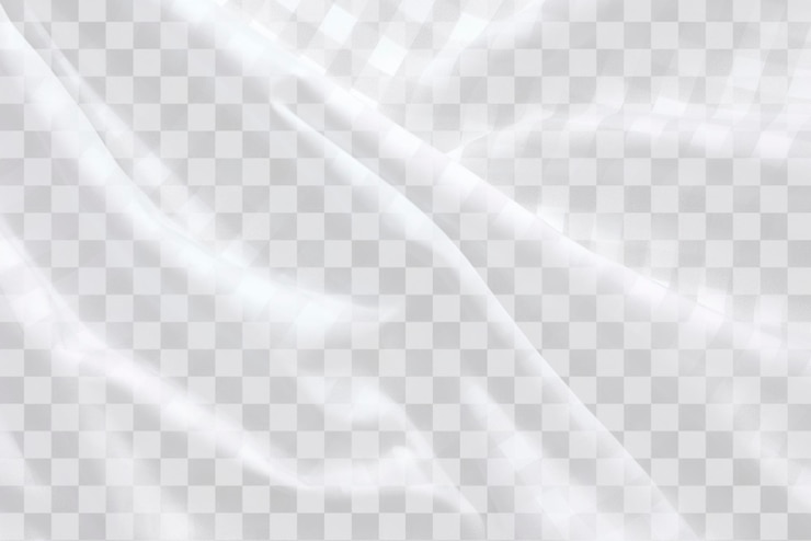 PSD elegante textura de tecido em xadrez branco efeito de sobreposição png fundo transparente