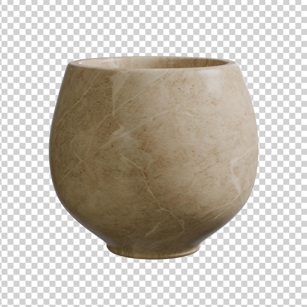 Elegante vaso de mármore para decoração doméstica