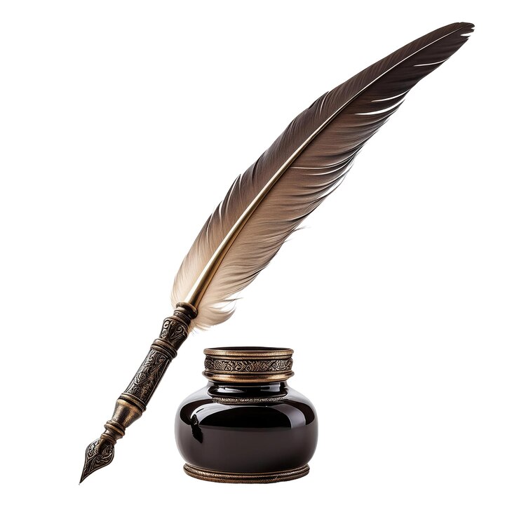 PSD eleganter stift in tintenhülle