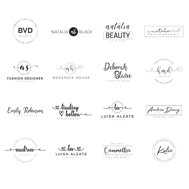Elegantes Branding-Logo PSD