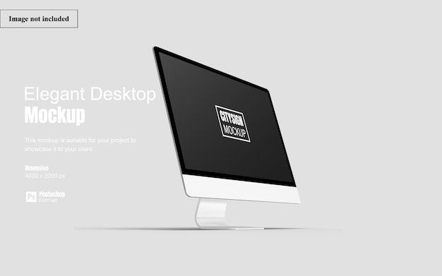 Elegantes Desktop-Bildschirmmodell