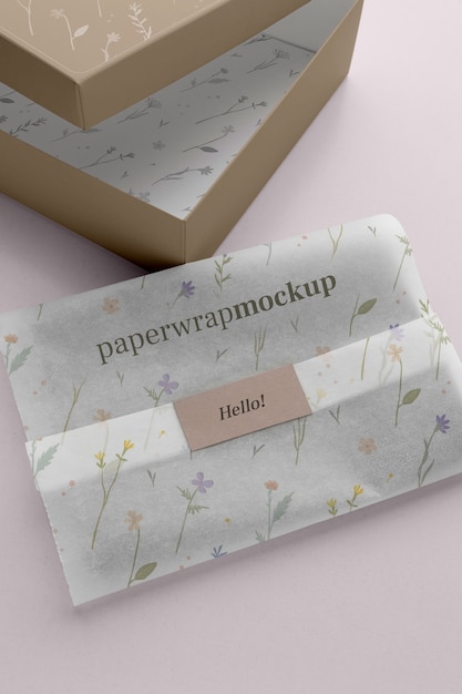 Elegantes Geschenkpapiermodell