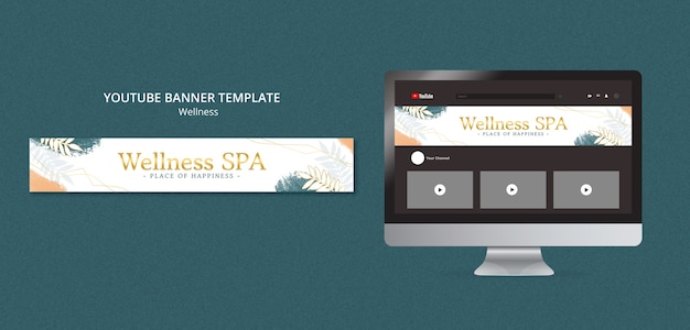 PSD elegantes wellness-template-design