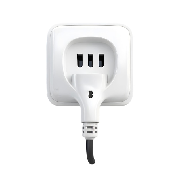 Elektrischer Stecker in der Steckdose