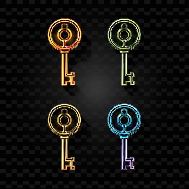 PSD elemen desain modern garis neon emoji kreatif png untuk karya seni yang semarak dan menawan