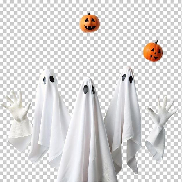 PSD Élément de conception d'halloween heureux fond transparent