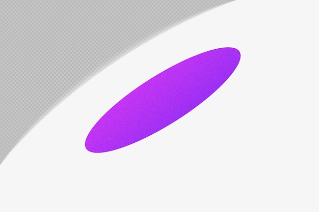 Élément de gradient de forme abstraite avec modèle de couleur violette psd png design