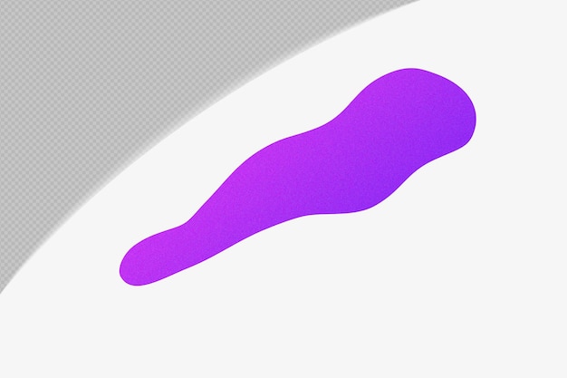 PSD Élément de gradient de forme abstraite avec modèle de couleur violette psd png design
