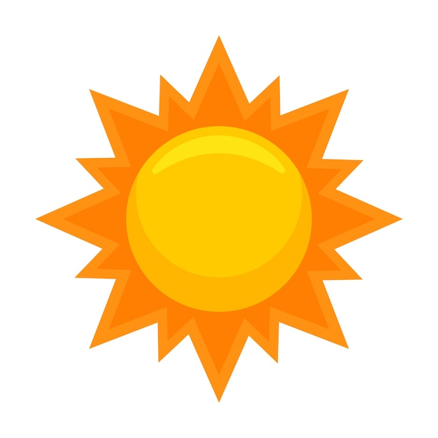 Élément d'icône météo isolé