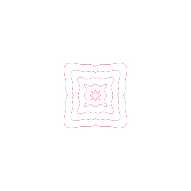 Element mit rosa abstrakten Linien