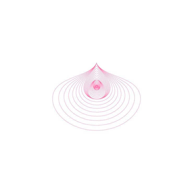 PSD element mit rosa abstrakten linien