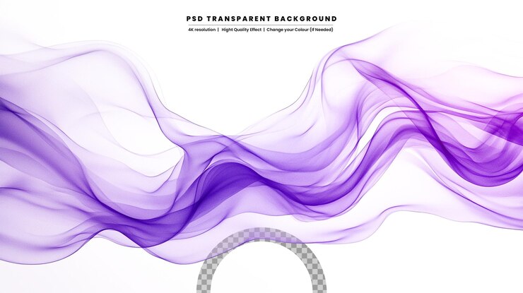 PSD élément d'onde avec des lignes de gradient colorées abstraites pour le site web