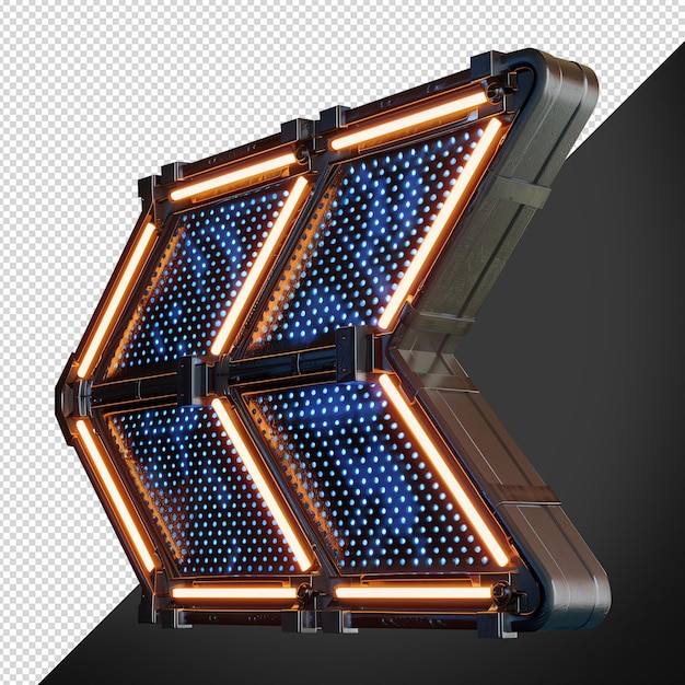 Élément de la partie NEON METAL