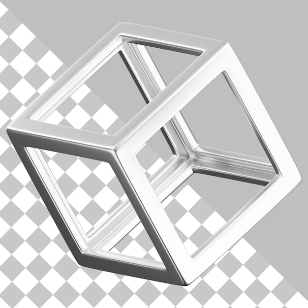 Element-Symbol y2k-Pack 3D-Chrome-Asset-Sammlung durchsichtig