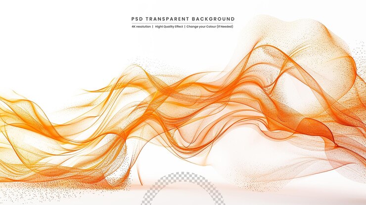 PSD élément vectoriel d'onde avec des lignes de gradient colorées abstraites pour bannière et brochure du site web