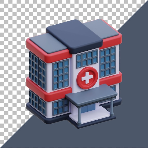 Elementi 3D di edifici pubblici