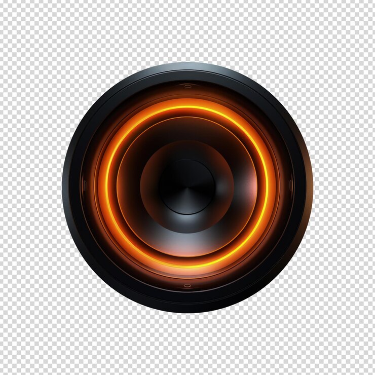 PSD elemento 3d base placa de luz redonda para composicao sem fundo png ia generativa