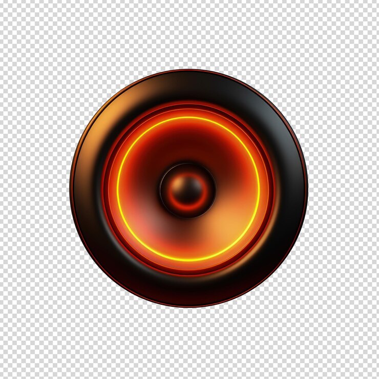 PSD elemento 3d base placa de luz redonda para composio sem fundo png
