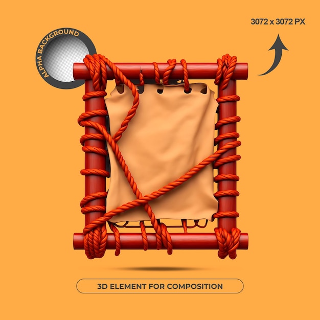 ELEMENTO 3D BASE DE TEXTO DE ALTA CALIDAD PARA COMPOSICIÓN