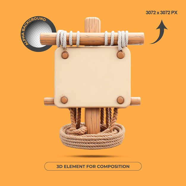 ELEMENTO 3D BASE DE TEXTO DE ALTA CALIDAD PARA COMPOSICIÓN