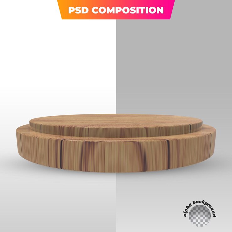 PSD elemento 3d de festa junina de pódio para composição