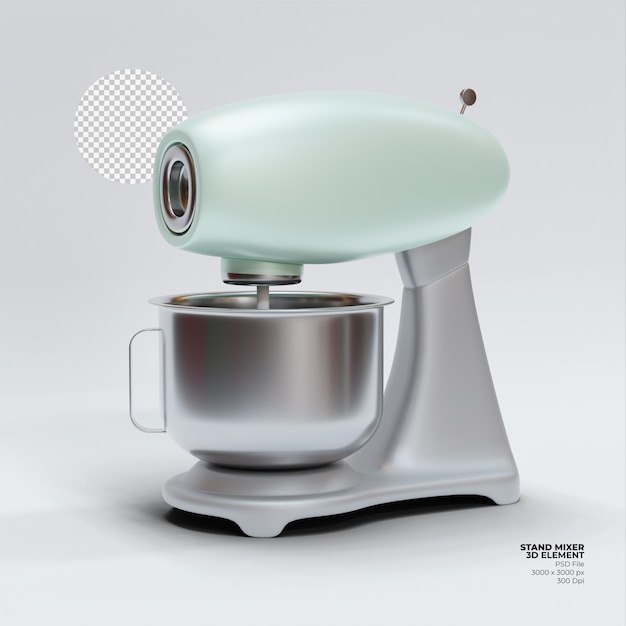 Elemento 3D del robot da cucina