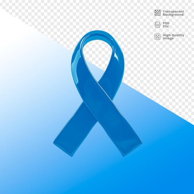 PSD elemento 3d fita contra cancer azul 3d element azul fita anti-câncer