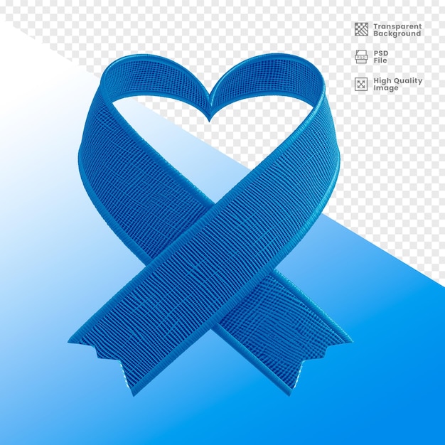 PSD elemento 3d fita contra cancer azul 3d element azul fita anti-câncer