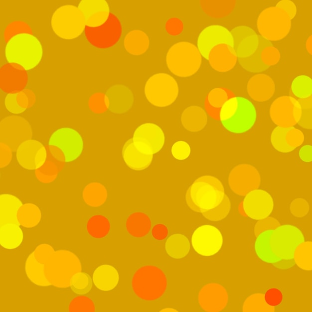 Elemento de círculo gris realista con efecto bokeh naranja en el fondo